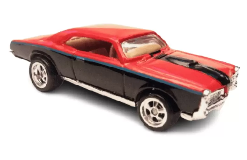 Foto da miniatura Hot Wheels 67 Pontiac GTO na cor Preto