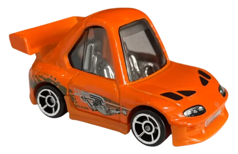 Foto da miniatura Hot Wheels Toyota Supra '94 na cor Laranja