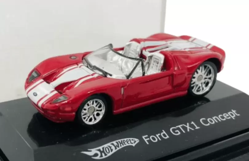 Foto da miniatura Hot Wheels Ford GTX-1 Concept na cor Vermelho