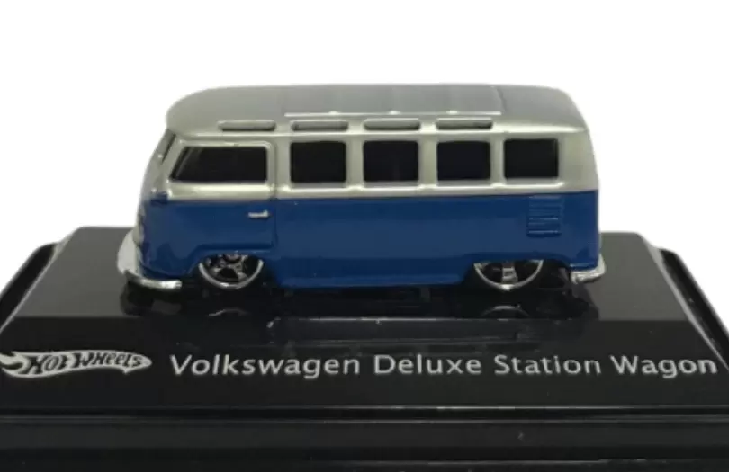 Foto da miniatura Hot Wheels VW Panel Bus na cor Azul