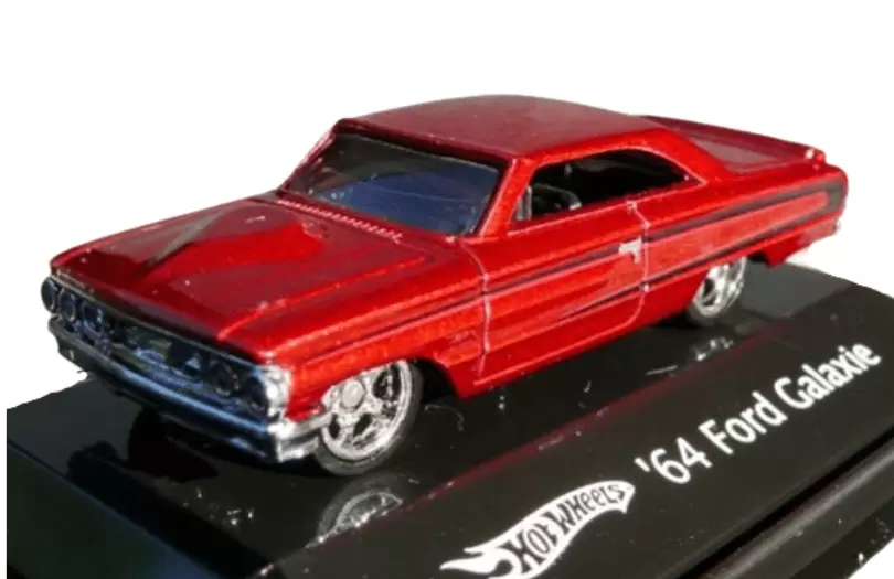 Foto da miniatura Hot Wheels Custom 64 Ford Galaxie na cor Vermelho