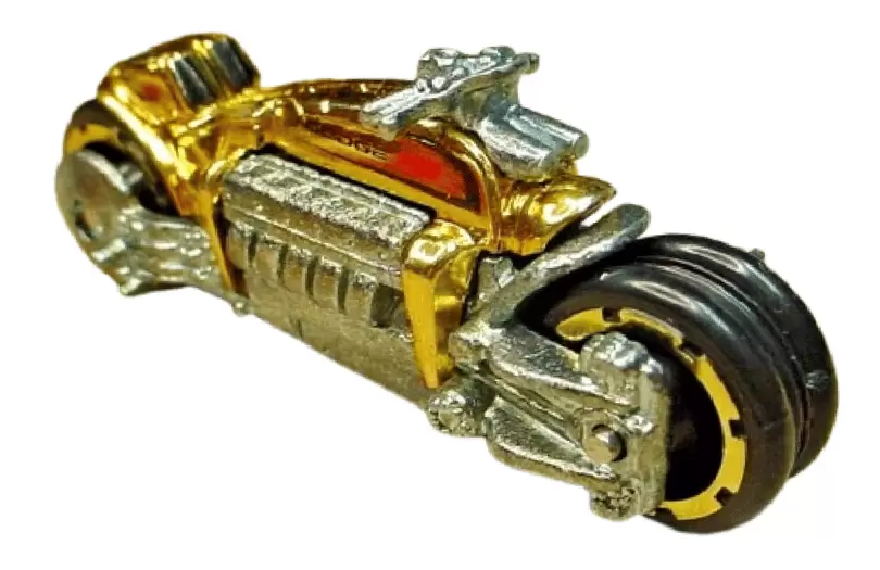 Foto da miniatura Hot Wheels Dodge Tomahawk na cor Dourado