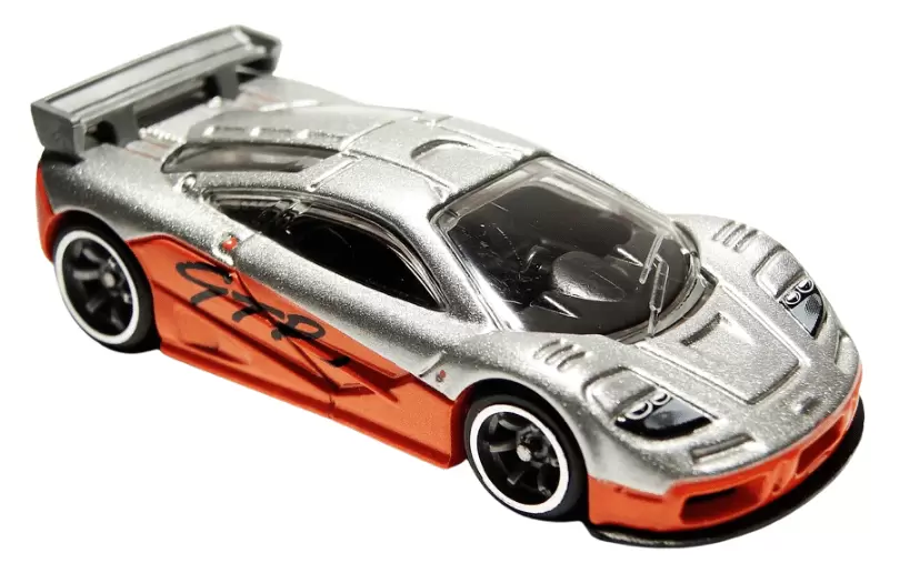 Foto da miniatura Hot Wheels McLaren F1 GTR na cor Prata