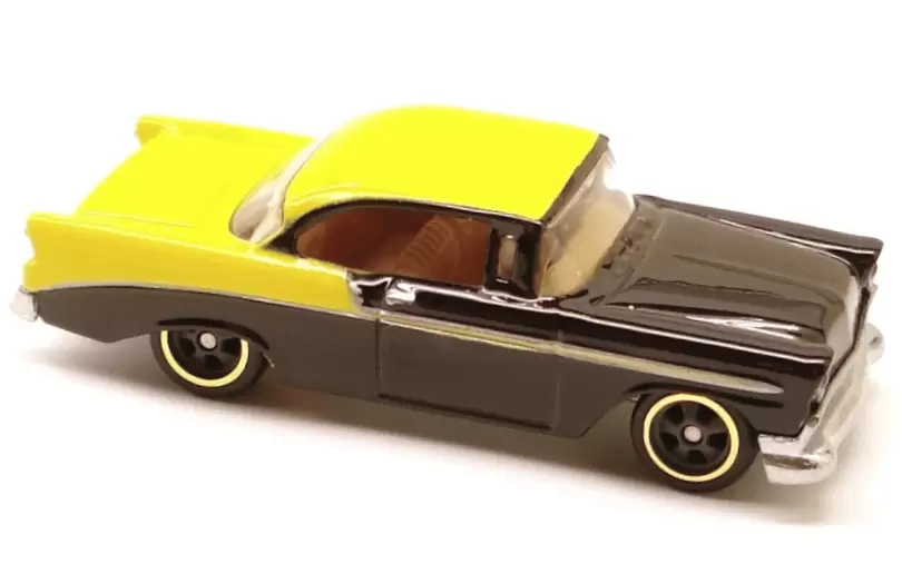 Foto da miniatura Hot Wheels 56 Chevy na cor Preto