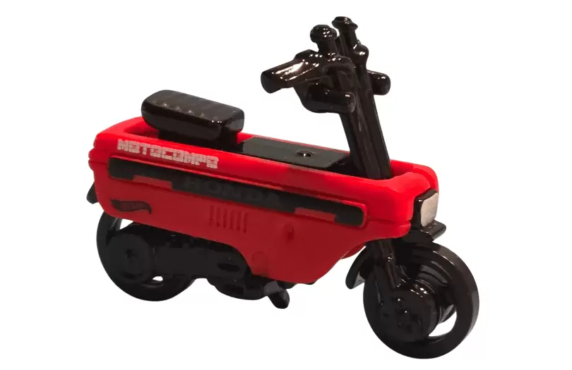 Foto da miniatura Hot Wheels Honda Motocompo na cor Vermelho