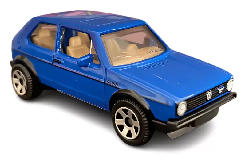 Foto da miniatura Matchbox 76 Volkswagen MK1 GTI Golf na cor Azul