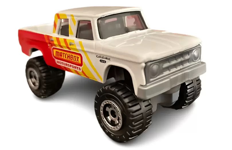 Foto da miniatura Matchbox 1968 Dodge D-200 na cor Branco