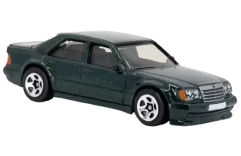 Foto da miniatura Hot Wheels Mercedes-Benz 500 E na cor Verde