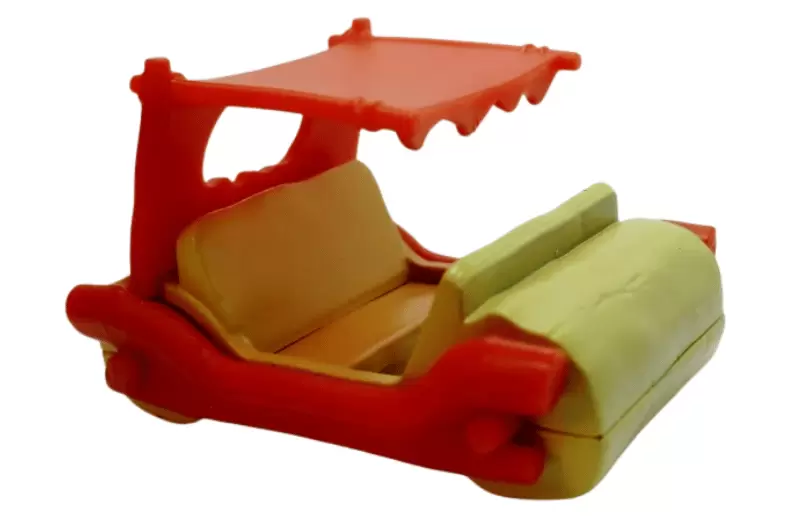 Foto da miniatura Hot Wheels The Flintstones Flintmobile na cor Laranja