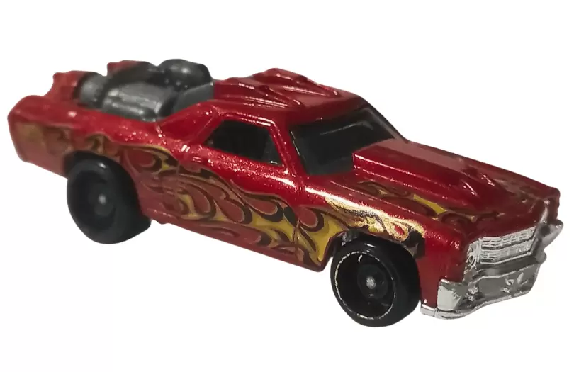 Foto da miniatura Hot Wheels El Camino na cor Vinho