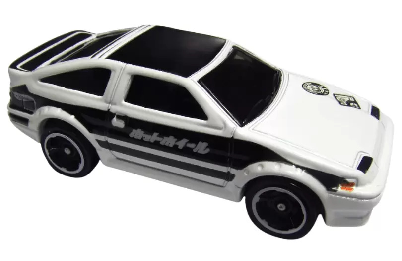 Foto da miniatura Hot Wheels Toyota AE 86 Corolla na cor Branco