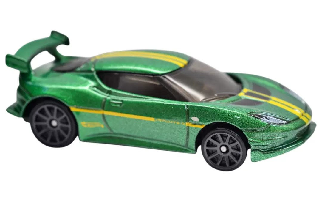 Foto da miniatura Hot Wheels Lotus Evora GT4 na cor Verde