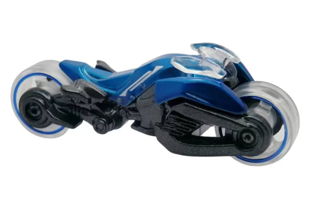 Foto da miniatura Hot Wheels Max Steel Motorcycle na cor Azul