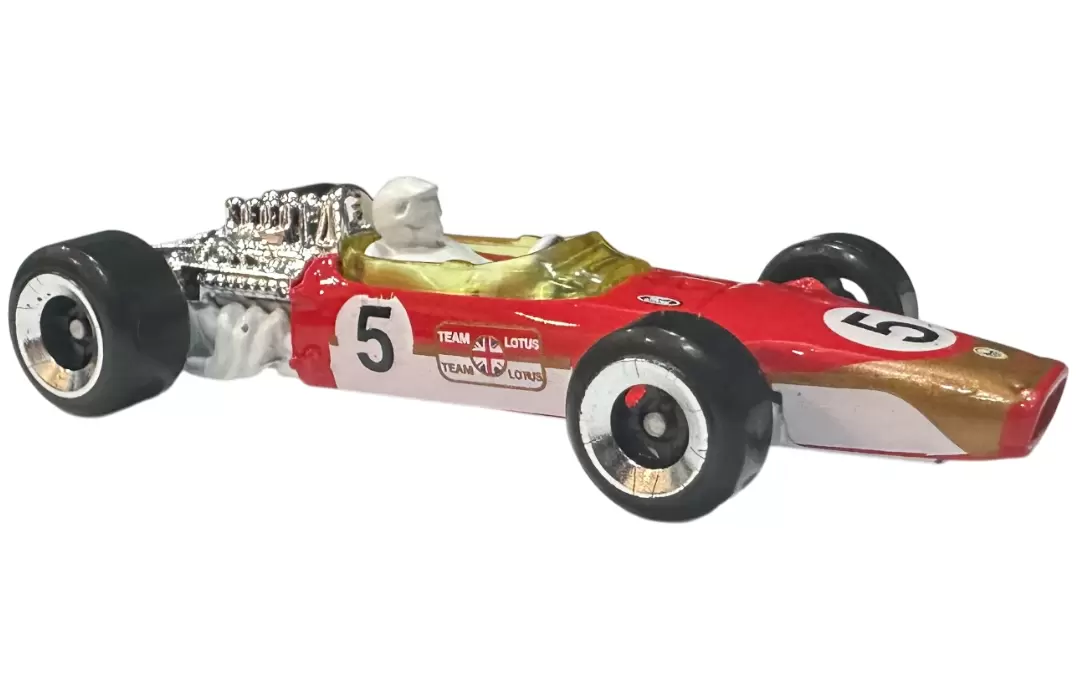 Foto da miniatura Hot Wheels 68 Lotus Type 49 na cor Vermelho