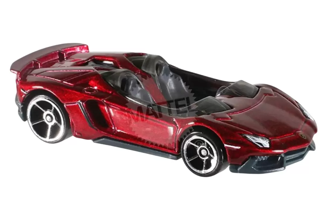 Foto da miniatura Hot Wheels Lamborghini Aventador J na cor Vinho