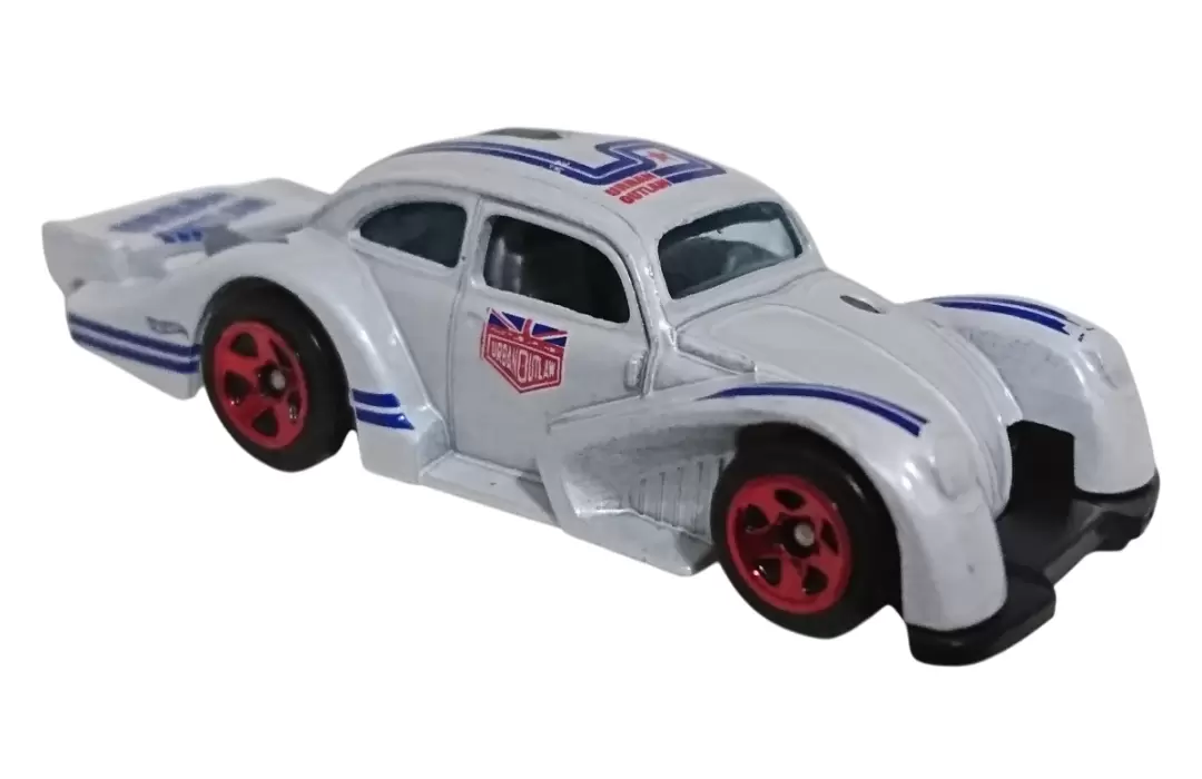 Foto da miniatura Hot Wheels Volkswagen Käfer Racer na cor Branco