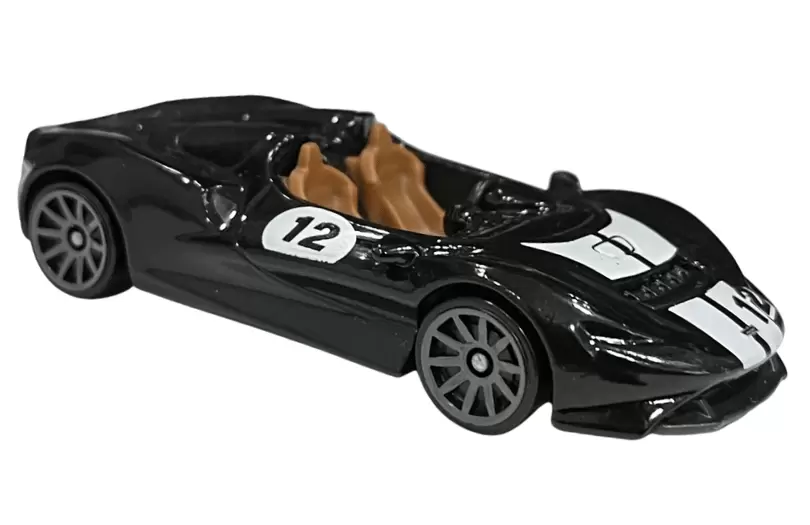 Foto da miniatura Hot Wheels Mclaren Elva na cor Preto