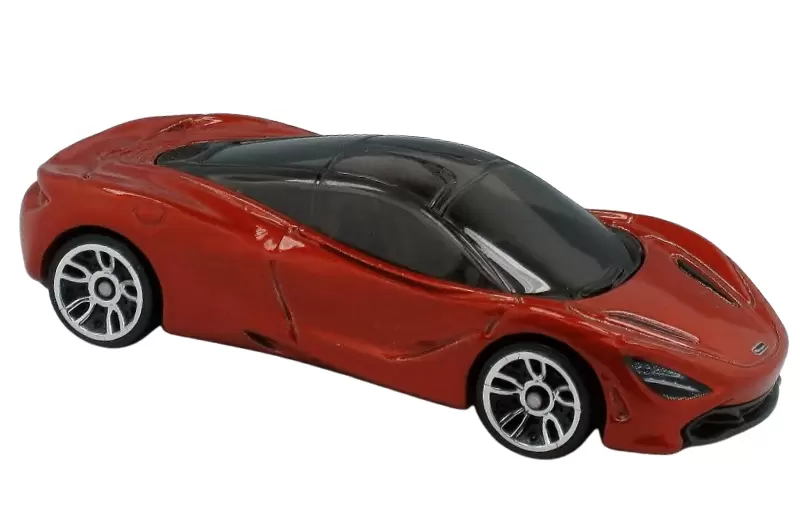 Foto da miniatura Hot Wheels McLaren 720S na cor Laranja