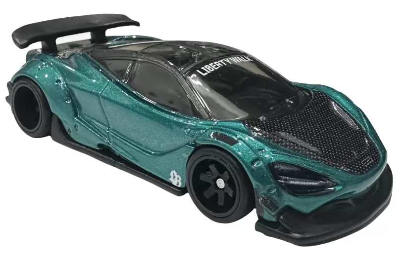 Foto da miniatura Hot Wheels Lb-works McLaren 720s na cor Verde