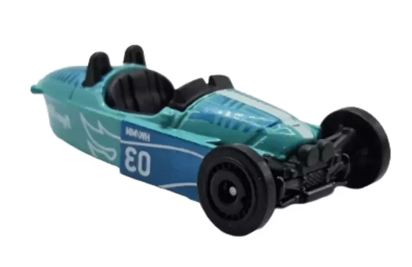 Foto da miniatura Hot Wheels Morgan Super 3 na cor Verde