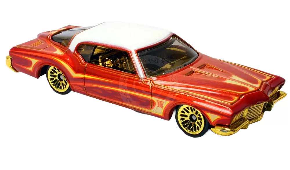 Foto da miniatura Hot Wheels 1971 Buick Riviera (TH) na cor Laranja