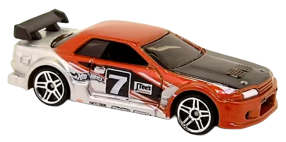 Foto da miniatura Hot Wheels Nissan Skyline GT-R (R32) (TH) na cor Laranja