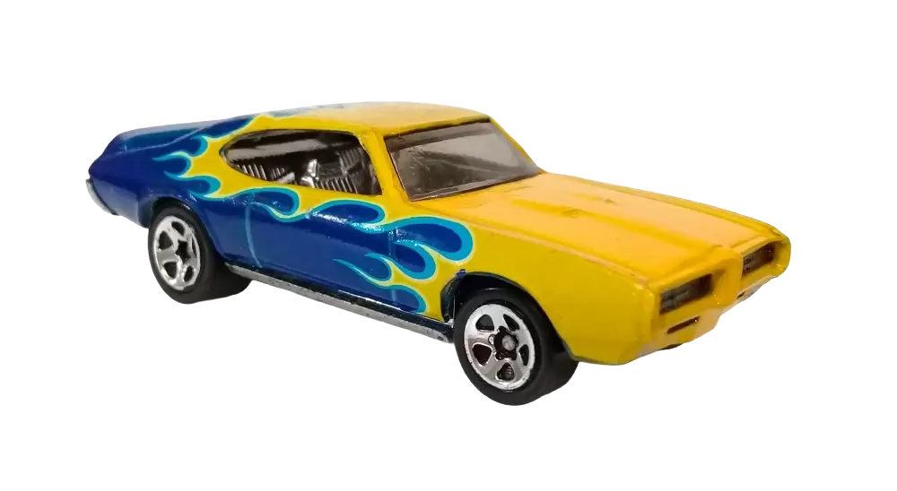 Foto da miniatura Hot Wheels 69 Pontiac GTO (TH) na cor Azul