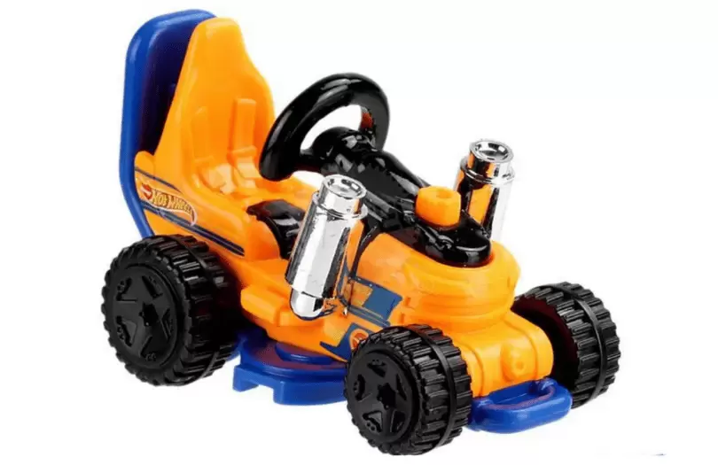 Foto da miniatura Hot Wheels Grass Chomper na cor Laranja