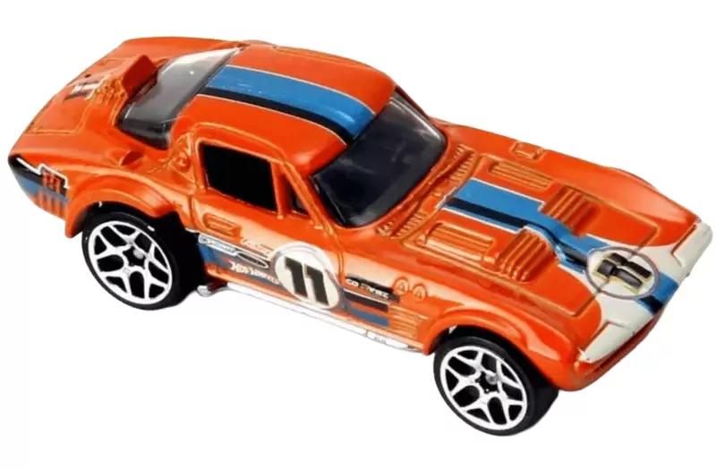 Foto da miniatura Hot Wheels Corvette Grand Sport (TH) na cor Laranja
