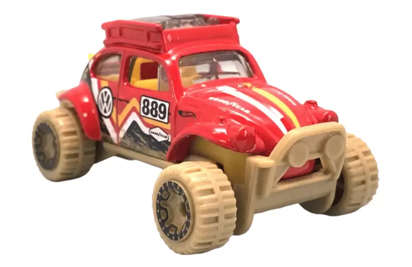 Foto da miniatura Hot Wheels Volkswagen Baja Bug na cor Vermelho