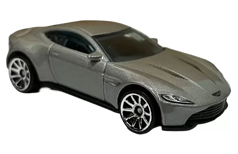 Foto da miniatura Hot Wheels Aston Martin DB10 na cor Prata