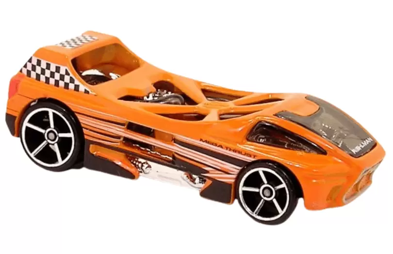 Foto da miniatura Hot Wheels Mega Thrust / Night Burner na cor Laranja