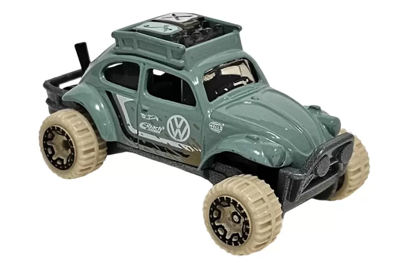 Foto da miniatura Hot Wheels Volkswagen "Baja Bug" na cor Prata