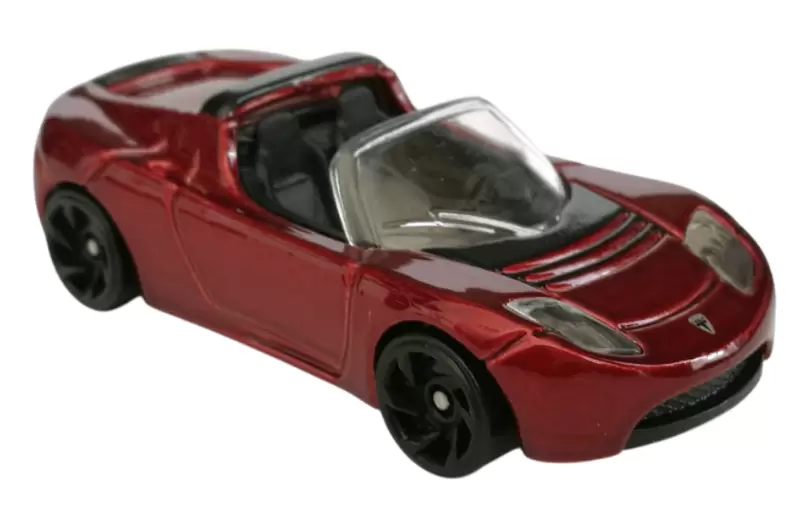 Foto da miniatura Hot Wheels 2008 Tesla Roadster na cor Vermelho