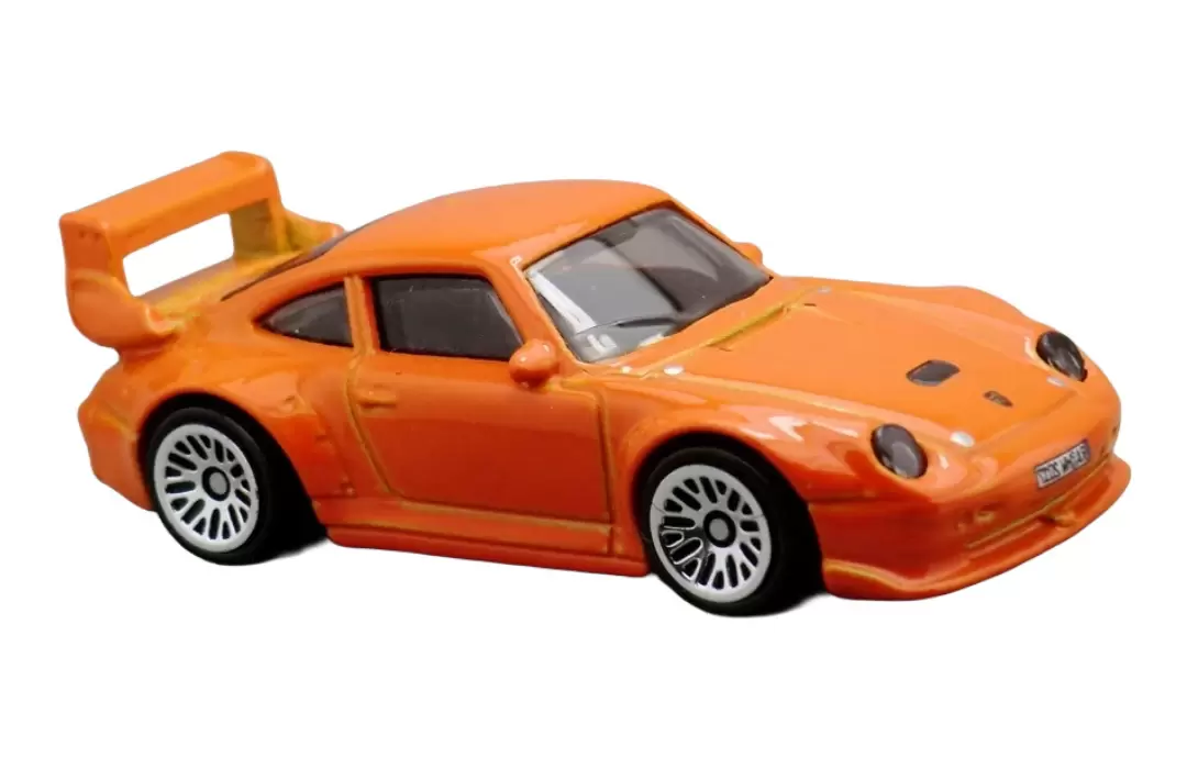 Foto da miniatura Hot Wheels Porsche 993 GT2 na cor Laranja
