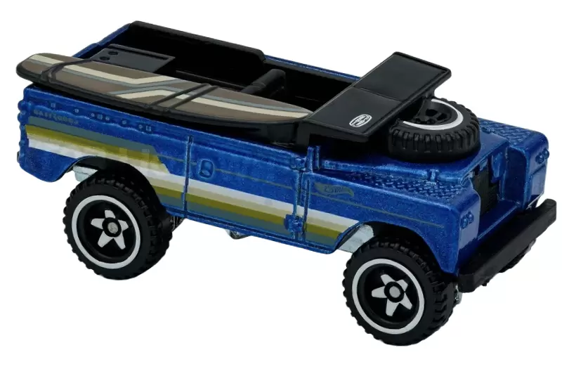 Foto da miniatura Hot Wheels Land Rover Series II na cor Azul