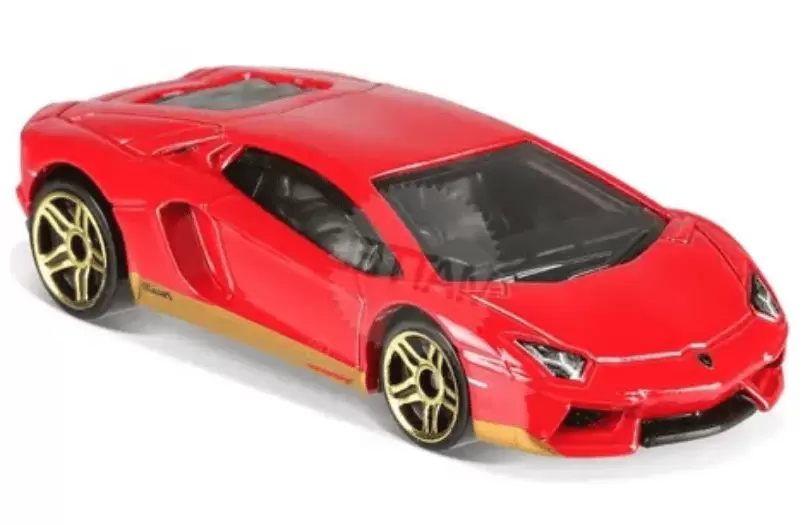 Foto da miniatura Hot Wheels Aventador Miura Homage na cor Vermelho