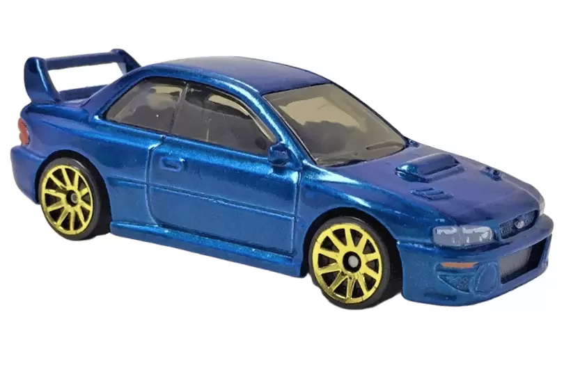 Foto da miniatura Hot Wheels 98 Subaru Impreza 22B STi-Version na cor Azul