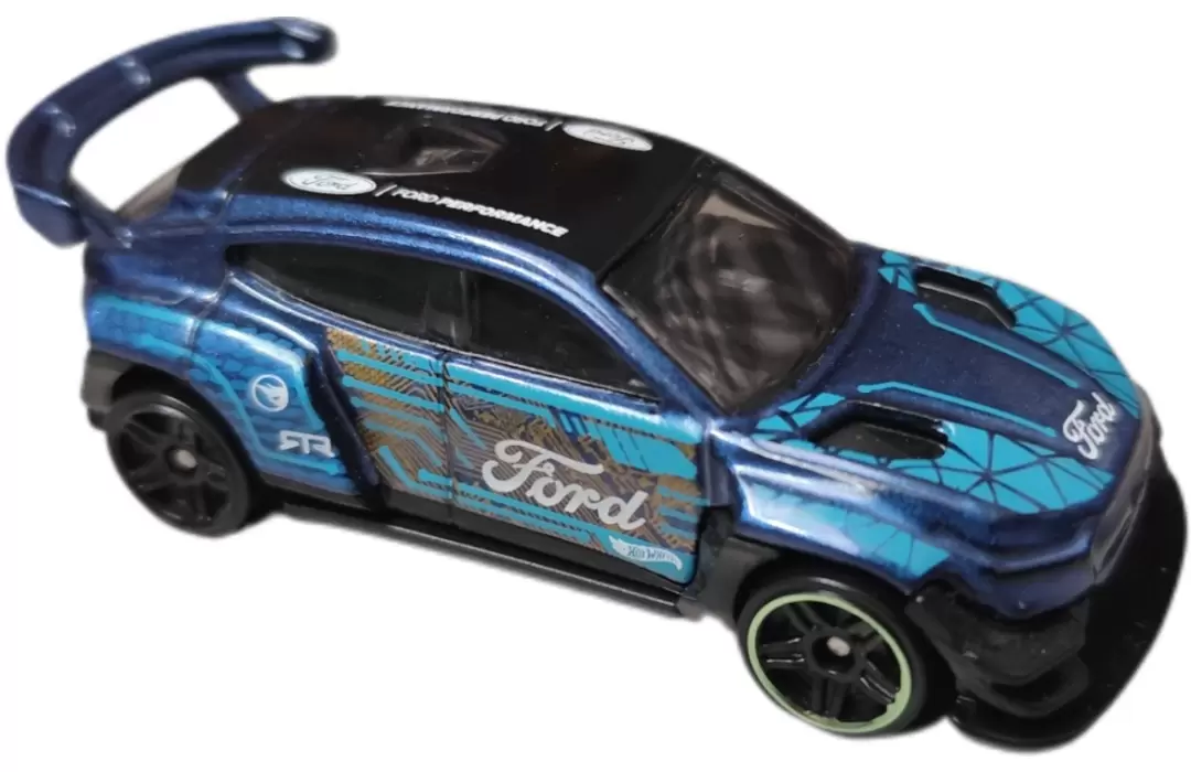 Foto da miniatura Hot Wheels Ford Mustang Mach-E 1400 (TH) na cor Azul
