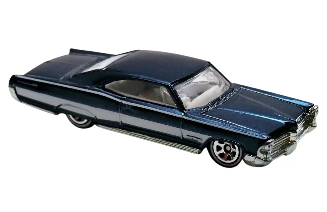 Foto da miniatura Hot Wheels 1965 Pontiac Bonneville na cor Azul