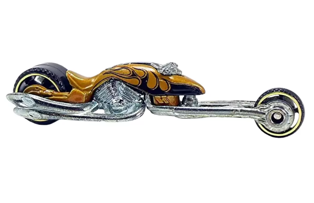 Foto da miniatura Hot Wheels Hammer Sled na cor Dourado