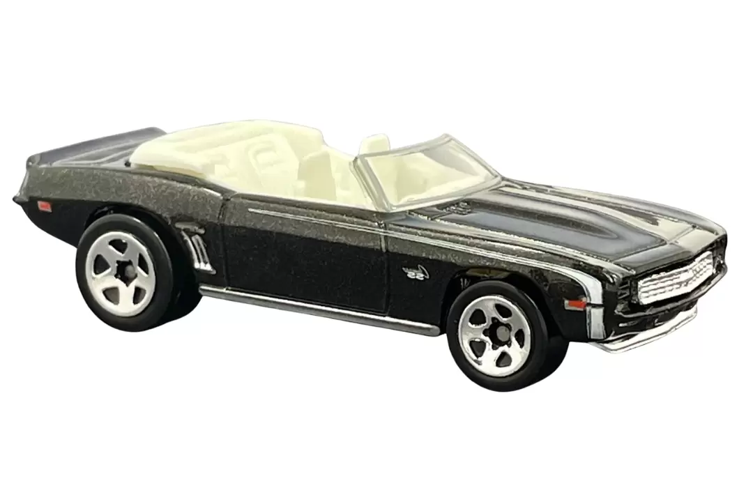 Foto da miniatura Hot Wheels 69 Camaro na cor Preto
