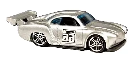 Foto da miniatura Hot Wheels Volkswagen Karmann Ghia na cor Prata