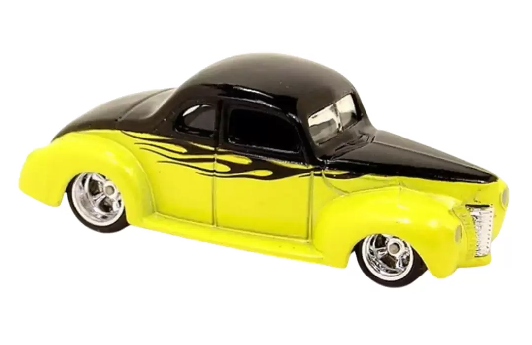 Foto da miniatura Hot Wheels 1940 Ford Coupe (STH) na cor Amarelo