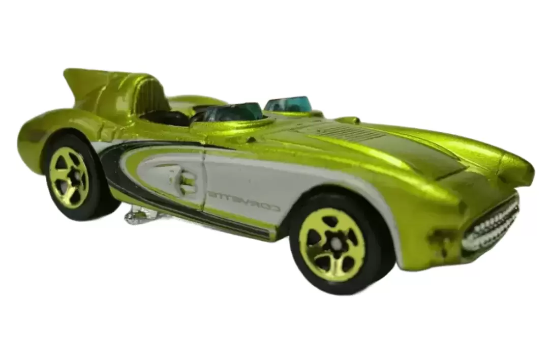Foto da miniatura Hot Wheels Corvette SR-2 na cor Verde