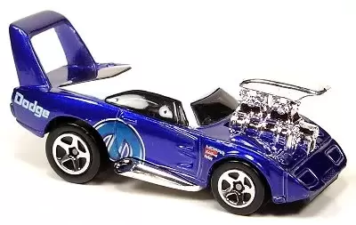 Foto da miniatura Hot Wheels 1969 Dodge Charger Daytona na cor Azul
