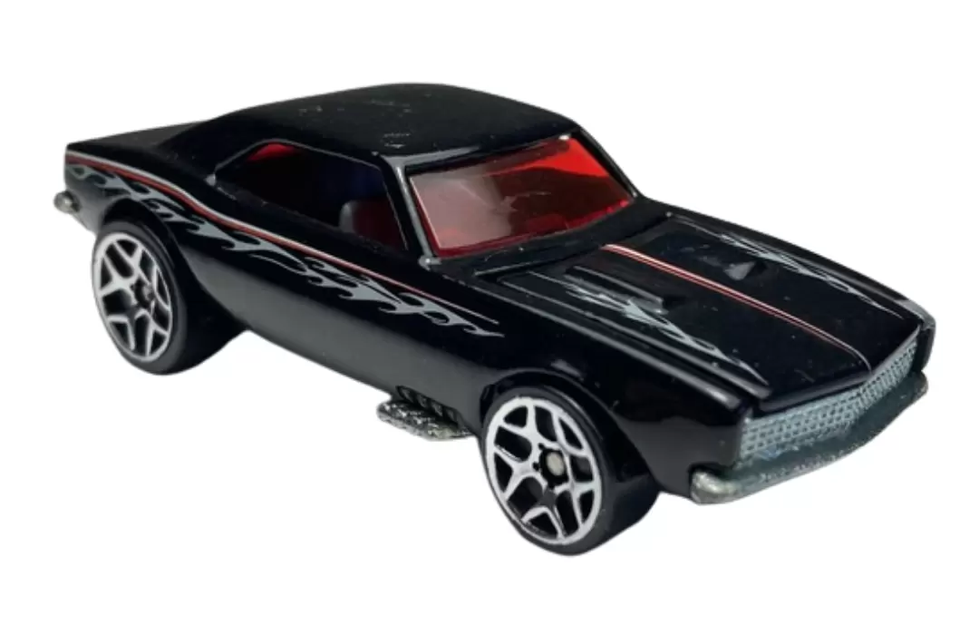 Foto da miniatura Hot Wheels 67 Camaro na cor Preto