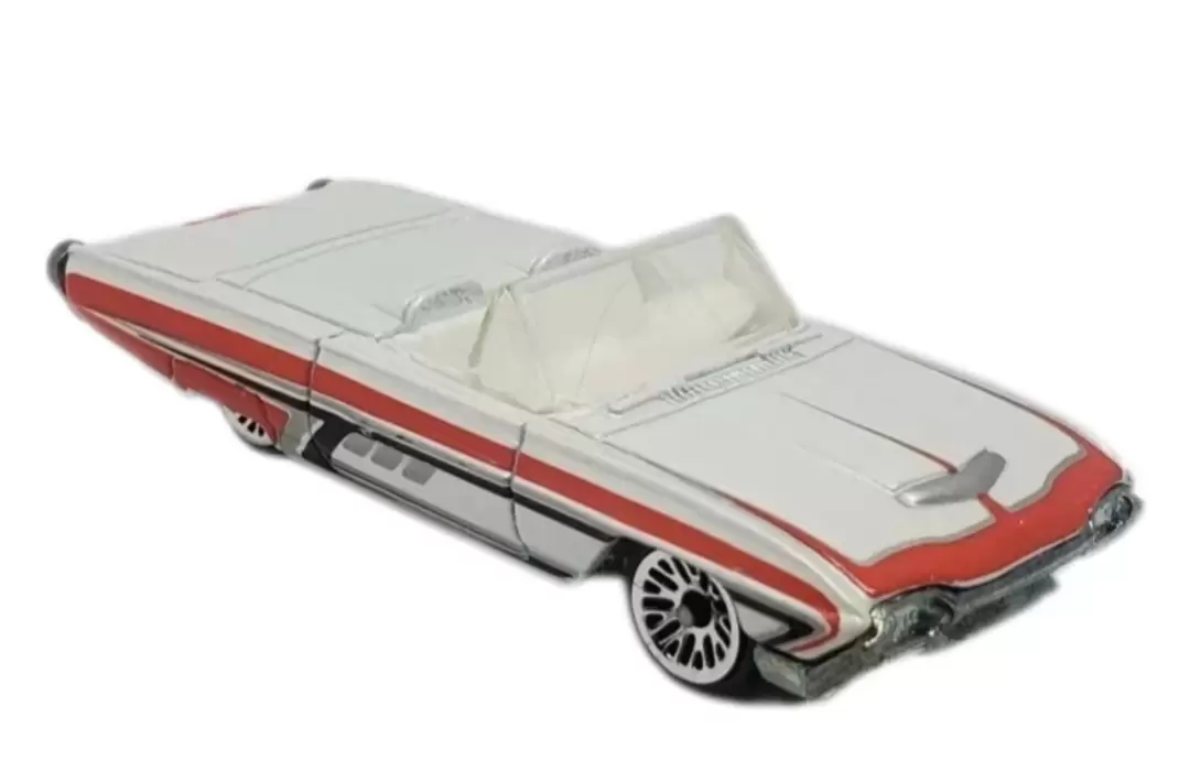 Foto da miniatura Hot Wheels 1963 Thunderbird na cor Branco