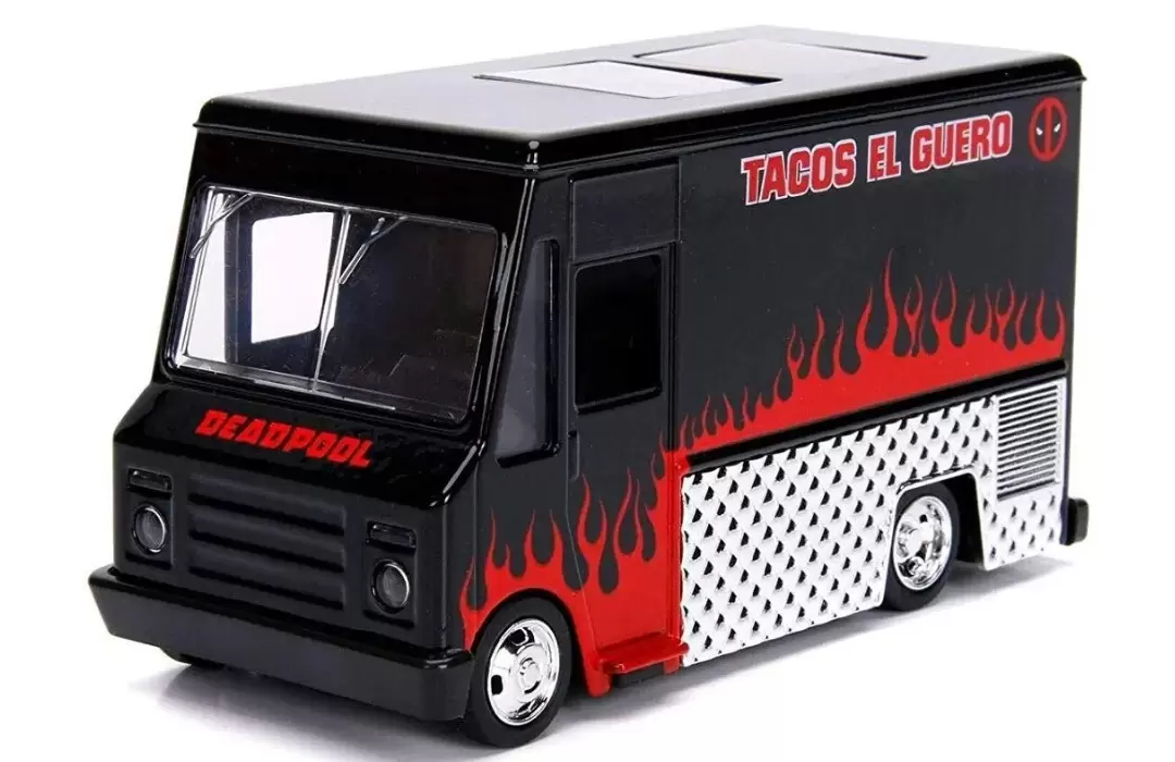Foto da miniatura Jada Toys Deadpool Taco Truck na cor Preto