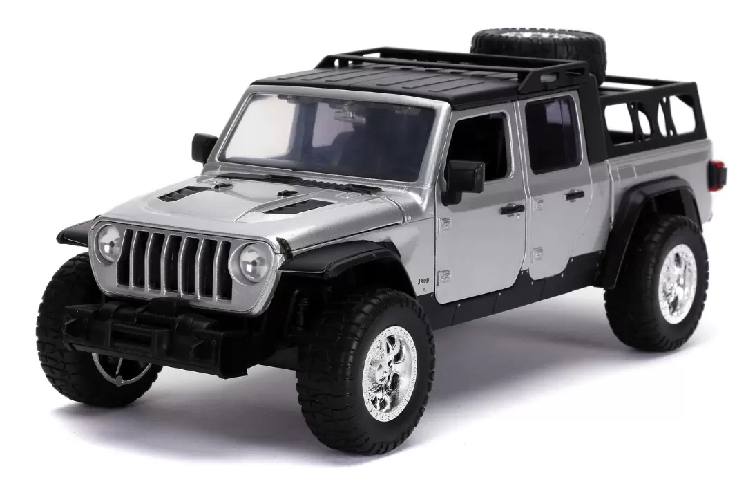 Foto da miniatura Jada Toys Jeep Gladiator 2020 na cor Prata